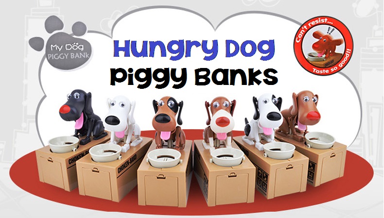 Hungry Dog Piggy Banks